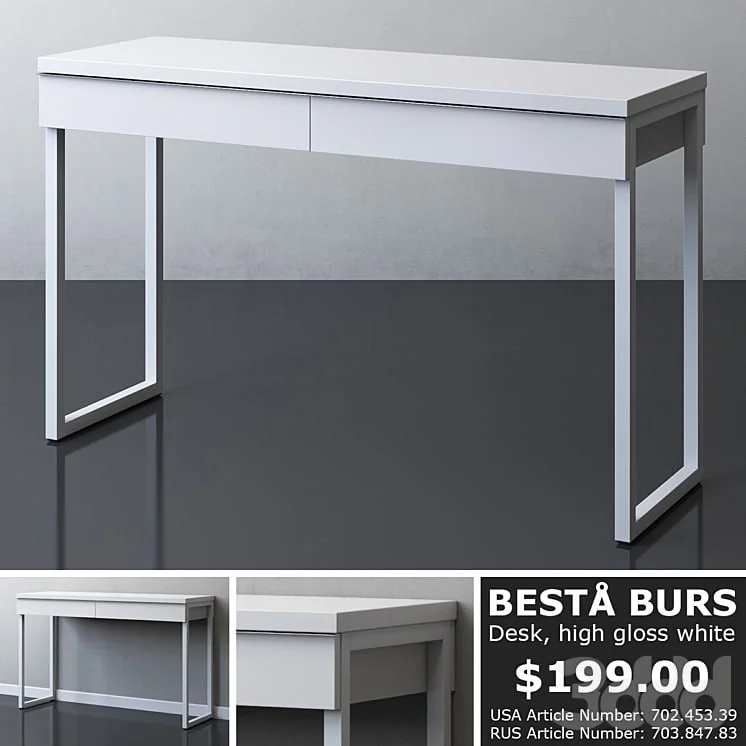 IKEA BESTA BURS Desk